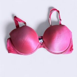 👙 Frederick's of Hollywood Pink Satin Underwire Bra - 36C